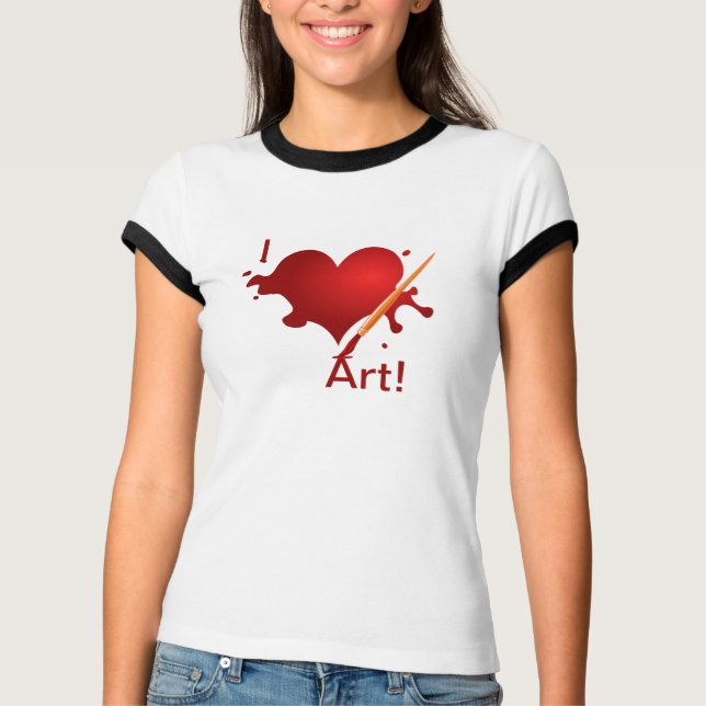 Camiseta ¡Me encanta el arte! (Anverso)
