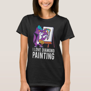 Camiseta Me Encanta El Artista Pintura De Diamantes Brush A