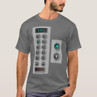Camiseta Me Encanta El Ascensor Gift Cute Ascensor Botones