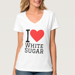 Camiseta Me encanta el azúcar blanco