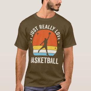 Camiseta Me encanta el baile de baloncesto retro