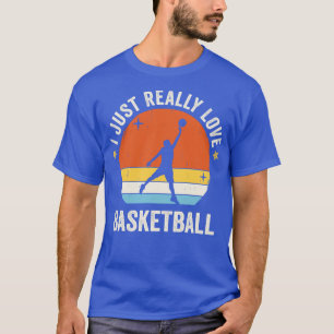 Camiseta Me encanta el baile de baloncesto retro