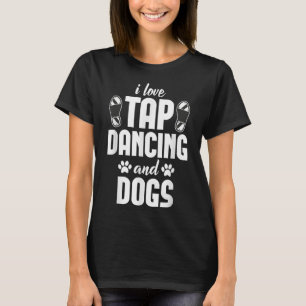 Camiseta Me encanta el baile de tafetán y el amante de los 