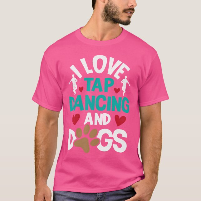 Camiseta Me Encanta El Baile De Tap Y Los Perros - Competen (Anverso)