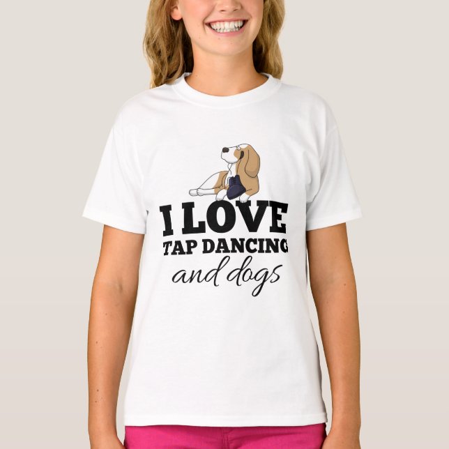 Camiseta Me encanta el baile del grifo y los perros Lover R (Anverso)