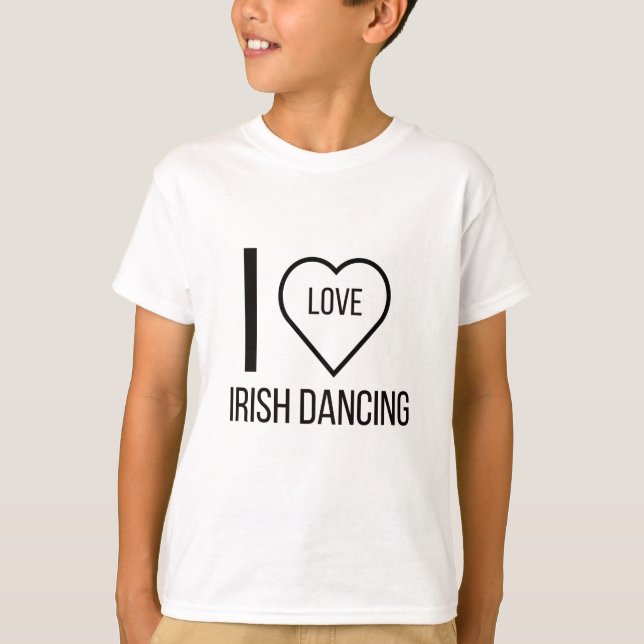 CAMISETA ME ENCANTA EL BAILE IRLANDÉS (Anverso)