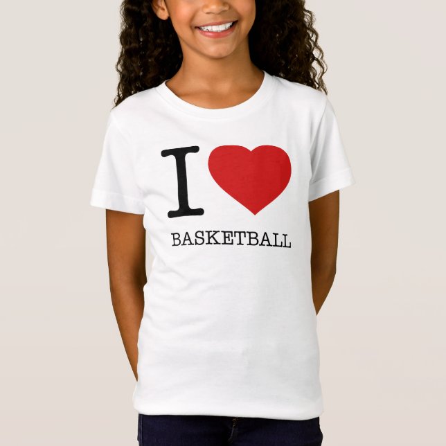 CAMISETA ME ENCANTA EL BALONCESTO (Anverso)