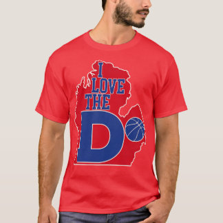 Camiseta Me encanta el baloncesto D Pistons