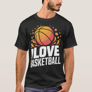 Camiseta Me encanta el baloncesto Passion Splash