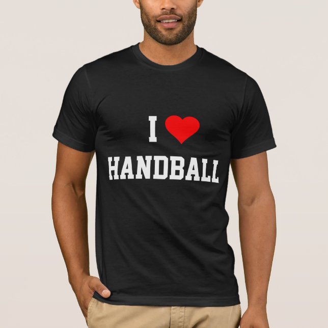 Camiseta Me encanta el balonmano (Anverso)