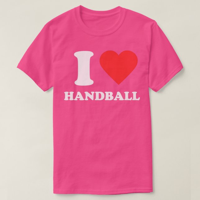 Camiseta Me encanta el balonmano 10 (Diseño del anverso)