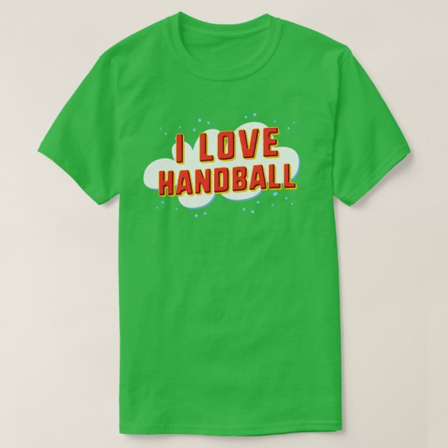 Camiseta Me encanta el balonmano 15 (Diseño del anverso)