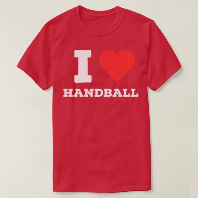 Camiseta Me encanta el balonmano 25 (Diseño del anverso)