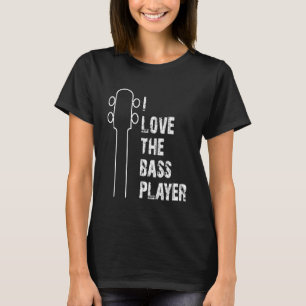 Camiseta Me Encanta El Bassplayer Battend Bassguitar Band O