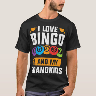Camiseta Me Encanta El Bingo Y Mis Nietos El Lingo Fungo Pu