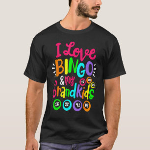 Camiseta Me Encanta El Bingo Y Mis Nietos Mujeres Jugadoras