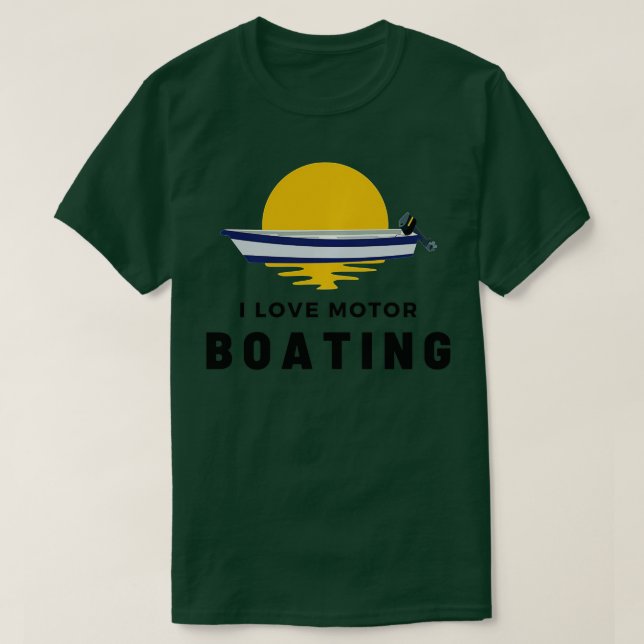 Camiseta Me Encanta El Bote Funny Boater Sailor Owne (Diseño del anverso)