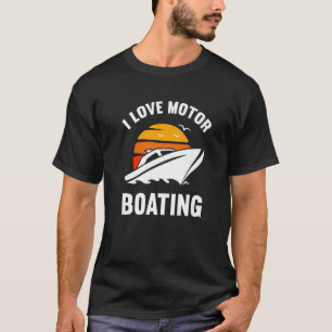 Camiseta Me encanta el bote motorizado