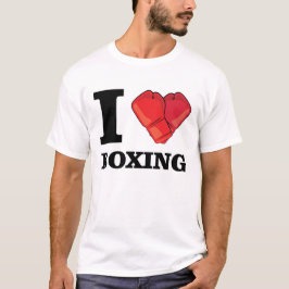 Camiseta Me encanta el boxeo