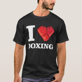 Camiseta Me encanta el boxeo