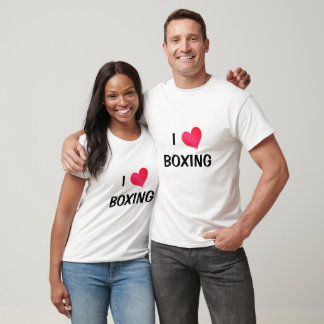 Camiseta Me encanta el boxeo