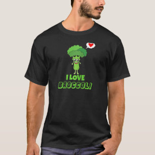 Camiseta Me Encanta El Broccoli T Shirt Vegetarian Fun Food