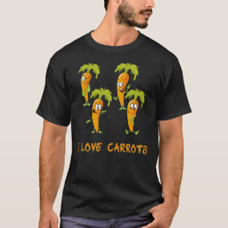 Camiseta Me encanta el brócoli con Giraffe Funny Broccoli t