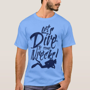Camiseta Me encanta el buceo de buceo de entrenamiento K9