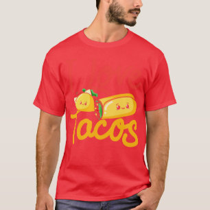 Camiseta Me encanta el burrito mexicano de tacos
