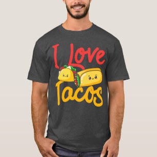 Camiseta Me encanta el burrito mexicano de tacos