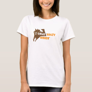 Camiseta me encanta el caballo loco