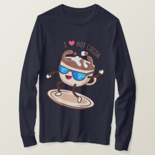 Camiseta Me encanta el cacao caliente
