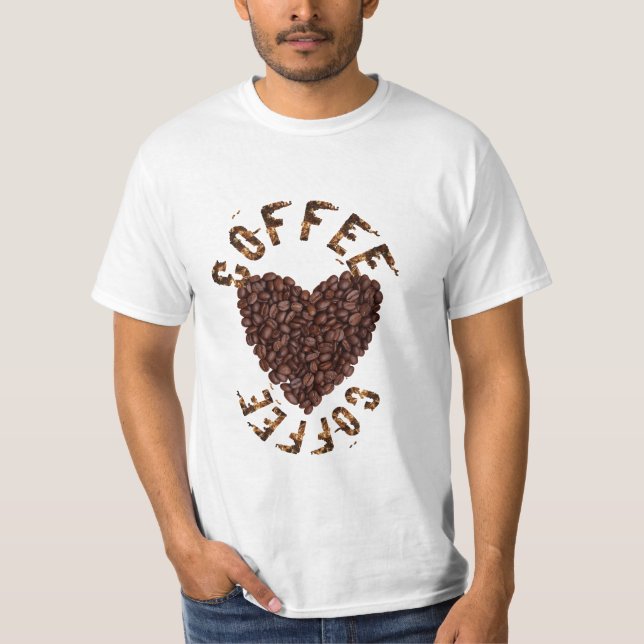 Camiseta Me encanta el café (Anverso)