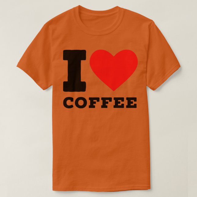 Camiseta me encanta el café5 (Diseño del anverso)
