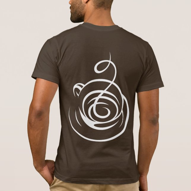Camiseta Me encanta el café 04 (Reverso)