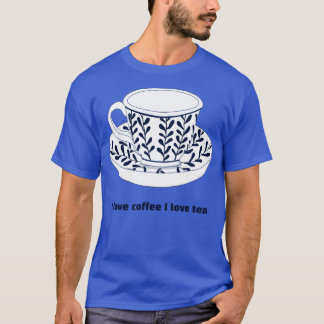 Camiseta Me encanta el café me encanta el té 1