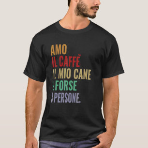 Camiseta Me Encanta El Café Mi Frase De Perro Hombre Café D