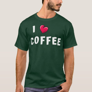 Camiseta Me encanta el café Tshirt Classic TShirt