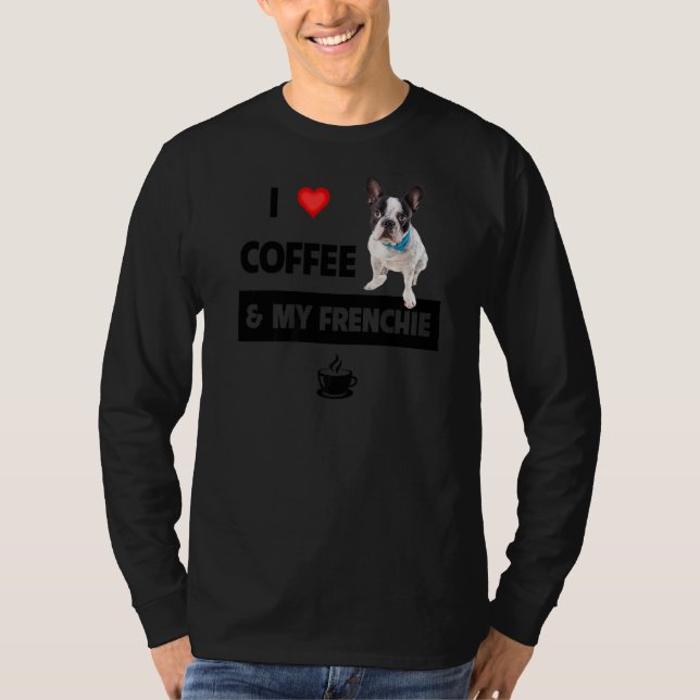 Camiseta Me Encanta El Café Y Mi Madre Francesa, Padre Fran (Anverso)