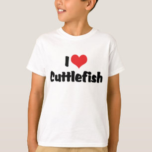 Camiseta Me encanta el calamar de corazón
