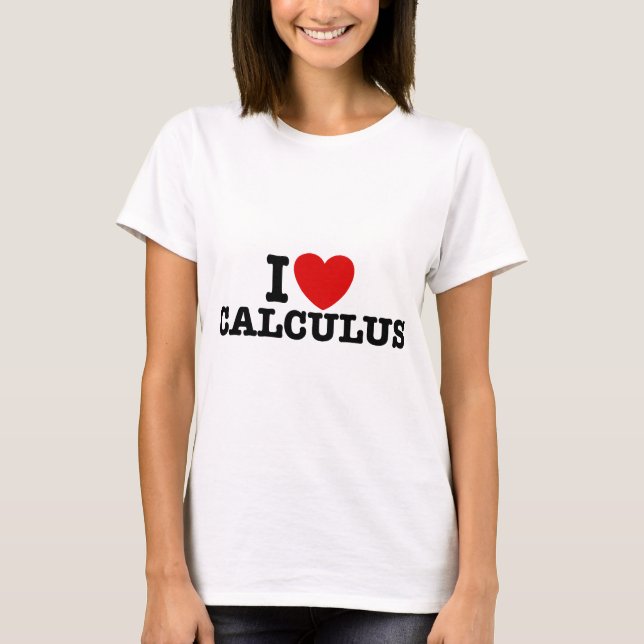 Camiseta Me encanta el cálculo (Anverso)