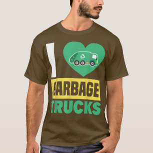 Camiseta Me encanta el camión de basura Recycli