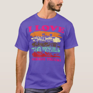 Camiseta Me encanta el camión de basura y el camión de basu