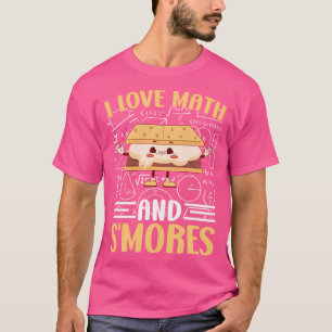 Camiseta Me Encanta El Camping Marshmallow De La Escuela De