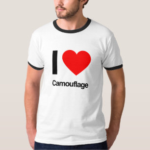Camiseta me encanta el camuflaje