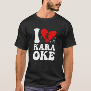 Camiseta Me encanta el canto del entrenador de voz de karao
