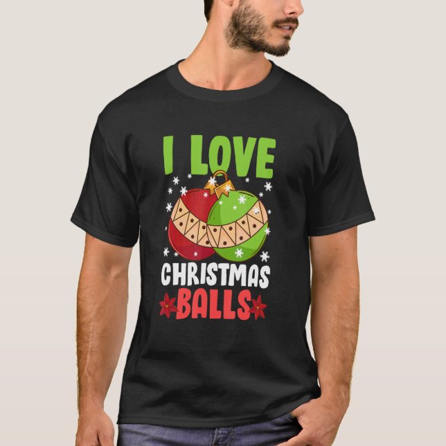 Camiseta Me encanta el Chiste de Navidades sucios en las bo (Anverso)