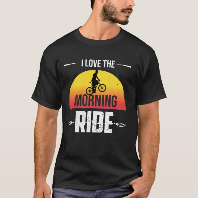 CAMISETA ME ENCANTA EL CICLISMO MAÑANA (Anverso)