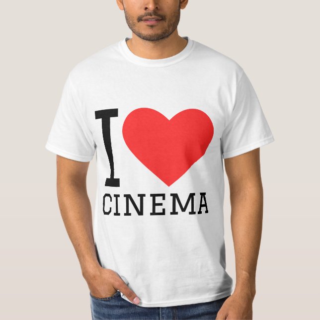 Camiseta Me encanta el cine (Anverso)