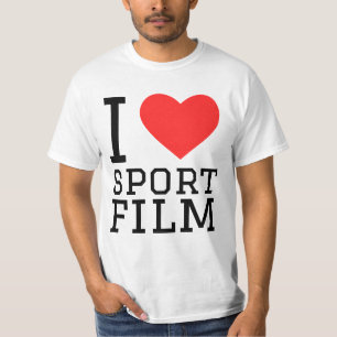 Camiseta Me encanta el cine deportivo